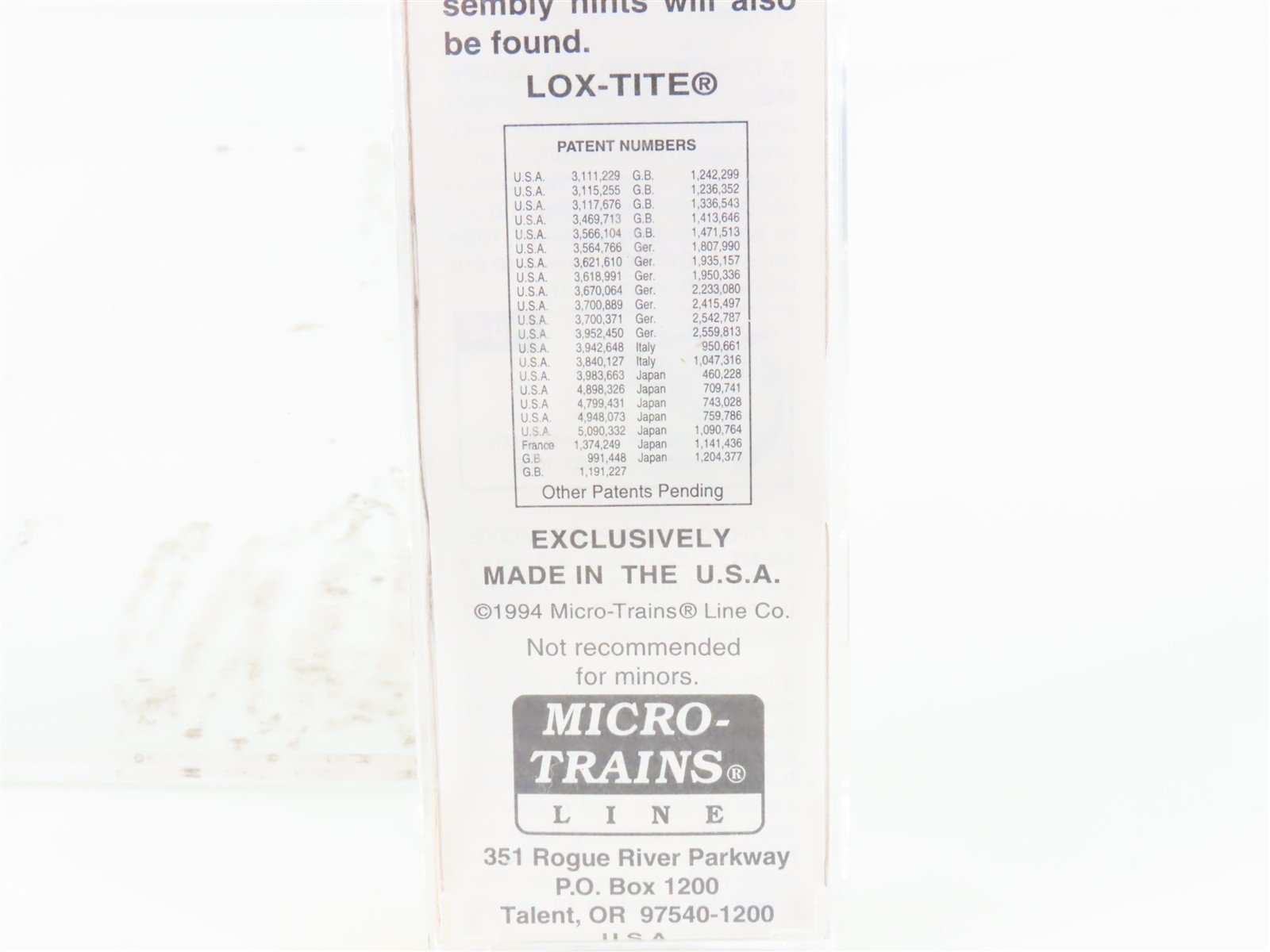 N Micro-Trains MTL 71524 TTX Trailer Train TOFC Flat Car #252705 w/ Trailer