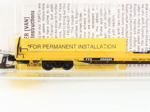 N Micro-Trains MTL 71513 TTX Trailer Train TOFC Flat Car #252650 w/ KCS Trailer