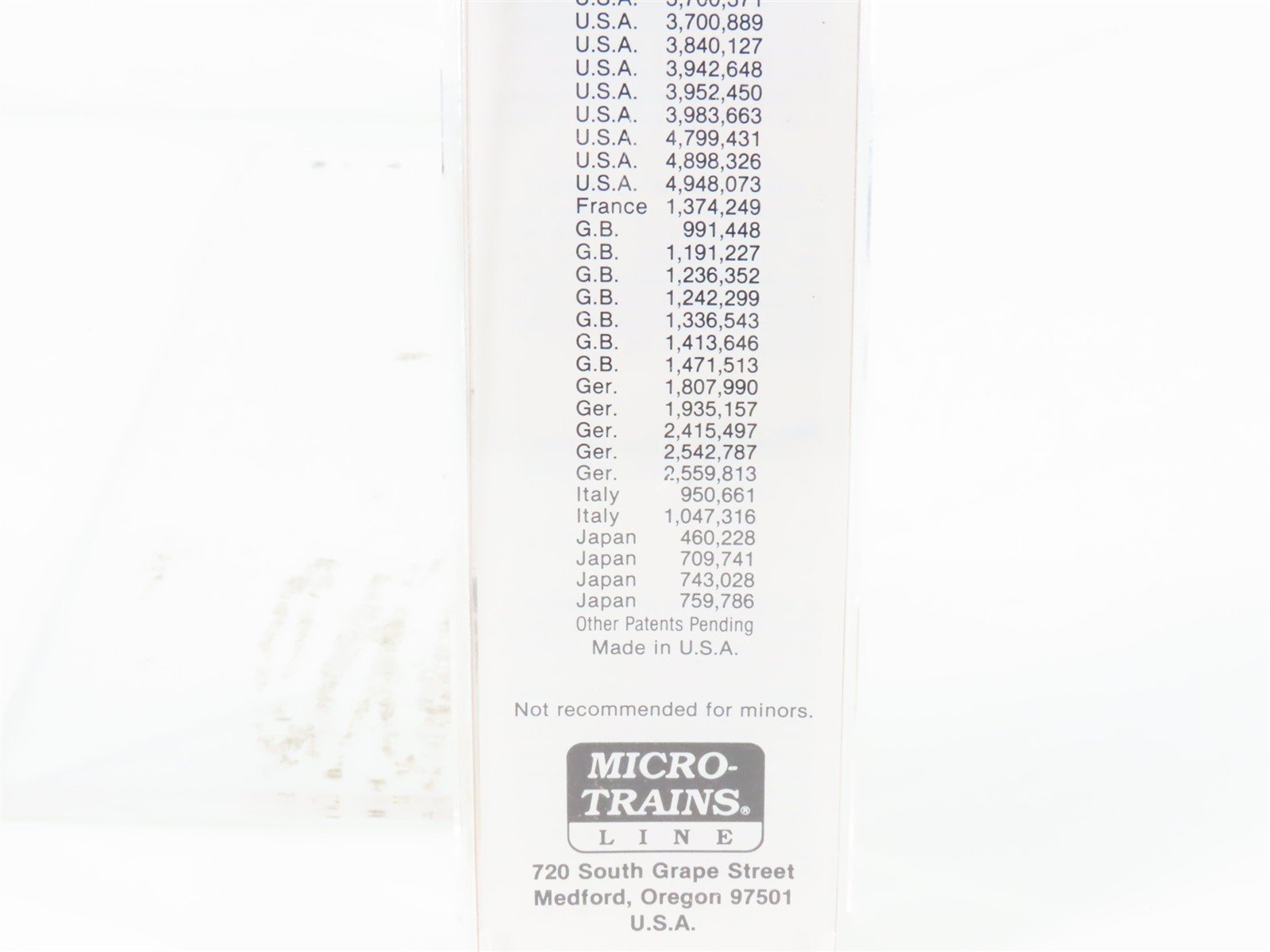 N Micro-Trains MTL 71513 TTX Trailer Train TOFC Flat Car #252650 w/ KCS Trailer