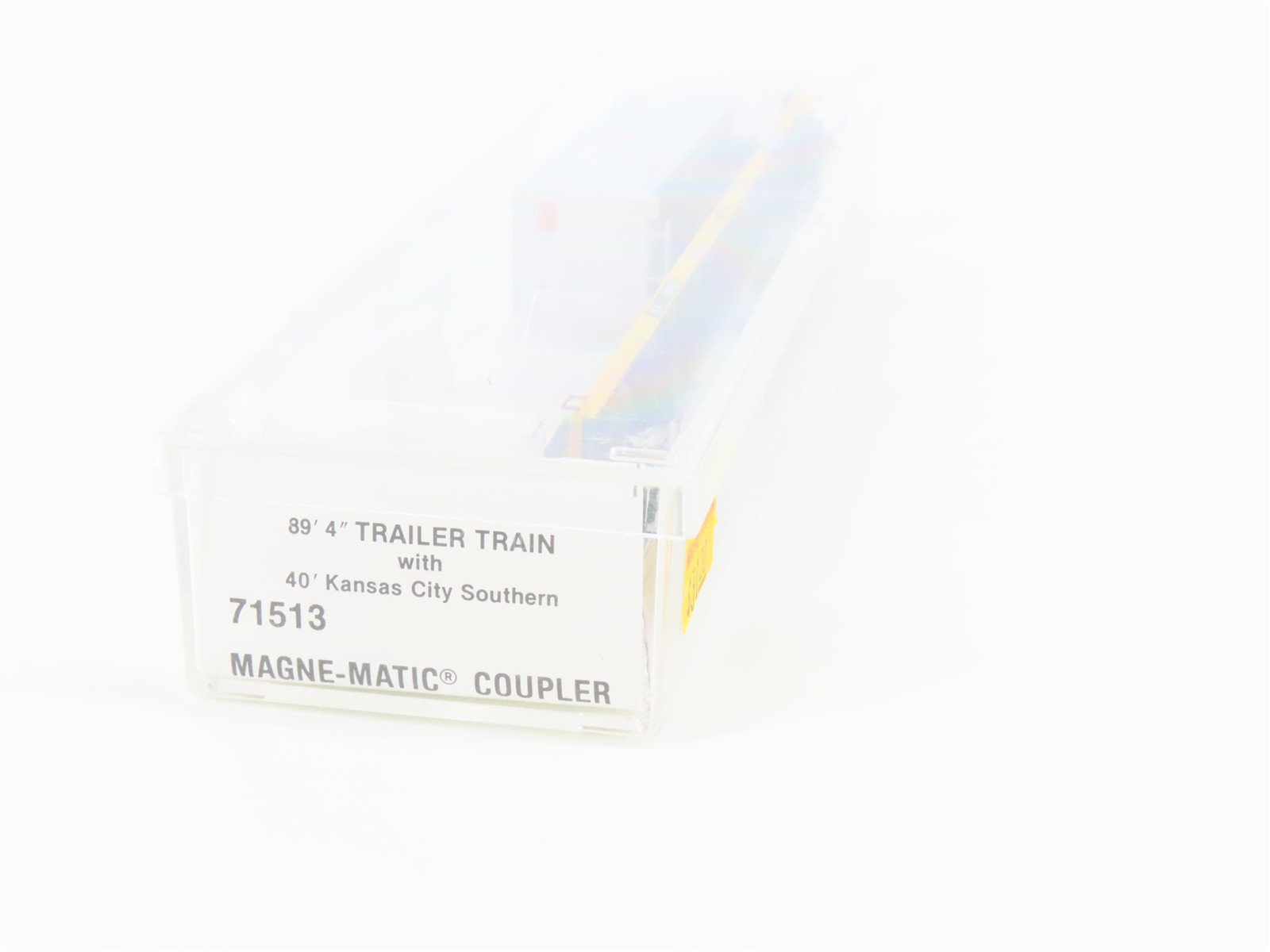 N Micro-Trains MTL 71513 TTX Trailer Train TOFC Flat Car #252650 w/ KCS Trailer