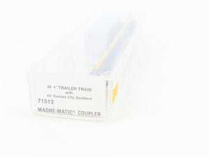 N Micro-Trains MTL 71513 TTX Trailer Train TOFC Flat Car #252650 w/ KCS Trailer