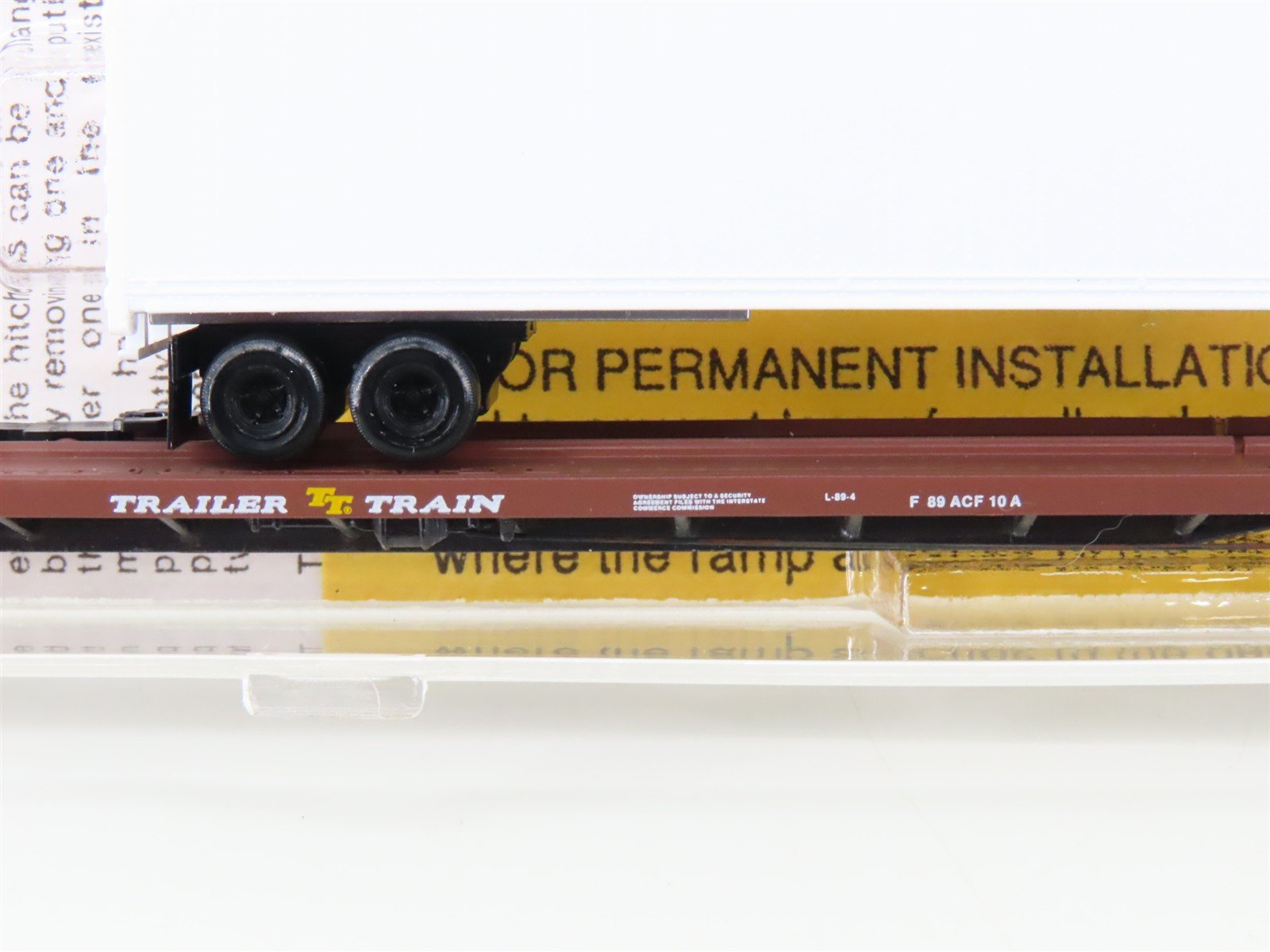 N Micro-Trains MTL 71015 TTAX Trailer Train TOFC Flat Car #970259 w/ WP Trailer