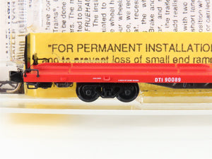 N Micro-Trains MTL 71023 DTI Detroit Toledo & Ironton Flat Car #90089 w/ Trailer