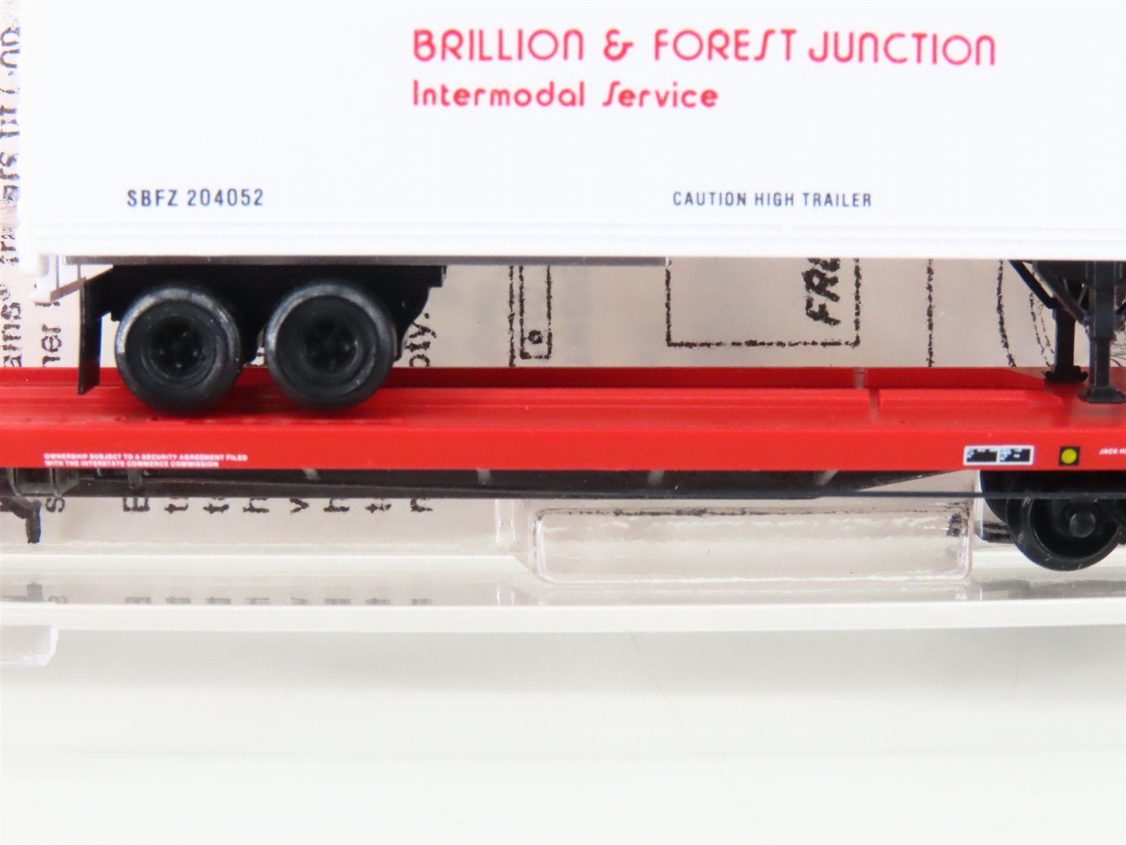 N Micro-Trains MTL 71023 DTI Detroit Toledo & Ironton Flat Car #90089 w/ Trailer