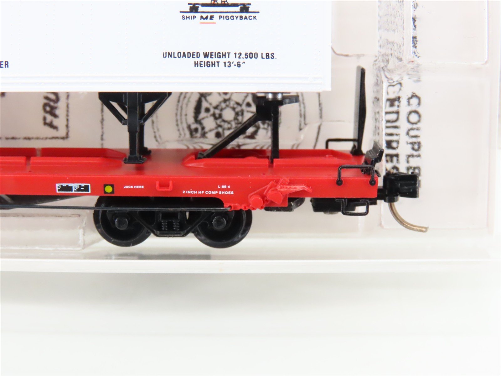 N Micro-Trains MTL 71023 DTI Detroit Toledo & Ironton Flat Car #90089 w/ Trailer