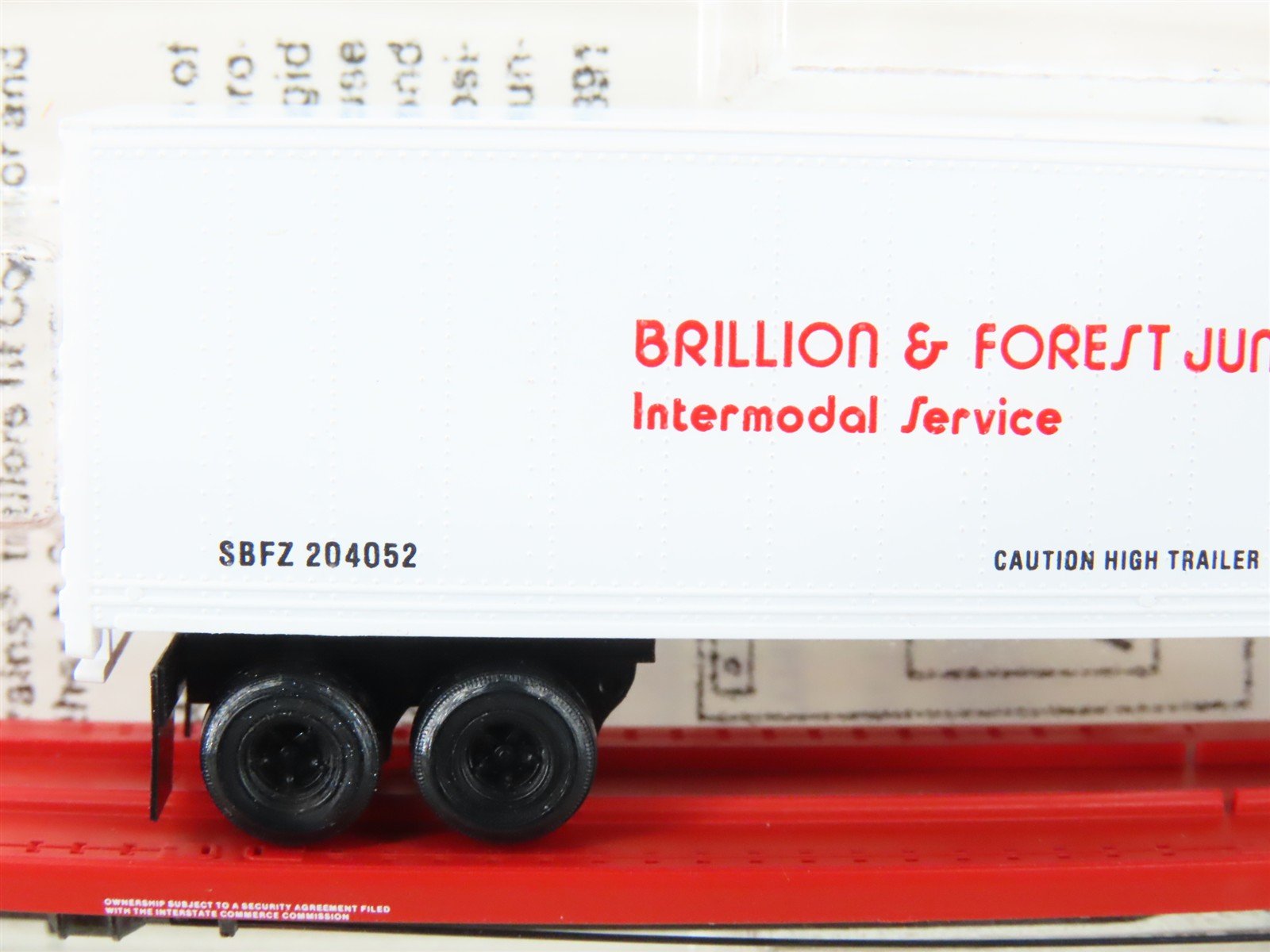 N Micro-Trains MTL 71023 DTI Detroit Toledo & Ironton Flat Car #90089 w/ Trailer