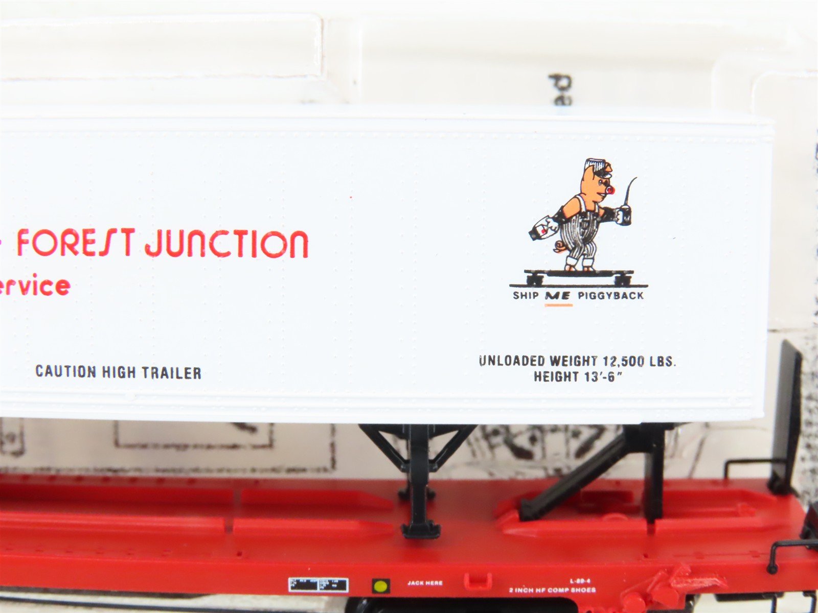 N Micro-Trains MTL 71023 DTI Detroit Toledo & Ironton Flat Car #90089 w/ Trailer