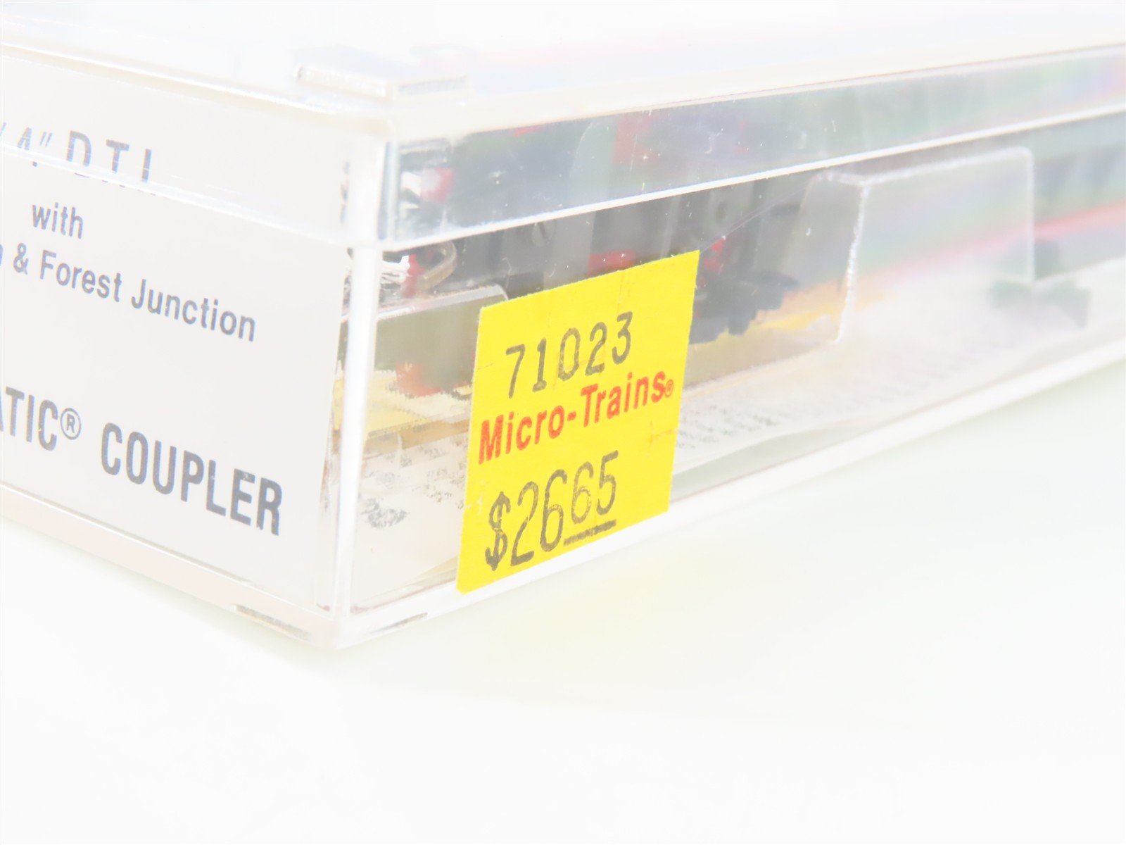 N Micro-Trains MTL 71023 DTI Detroit Toledo & Ironton Flat Car #90089 w/ Trailer