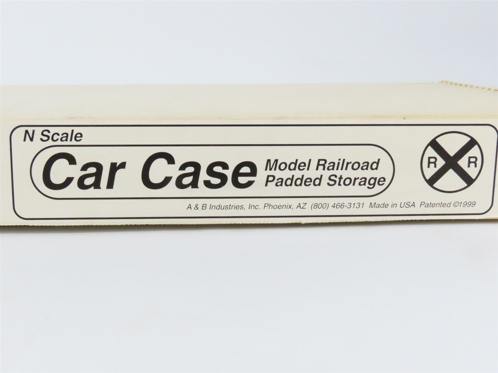 N Scale A&B Car Case Model Railroad Padded Storage Empty Box - 28" x 12" x 2"