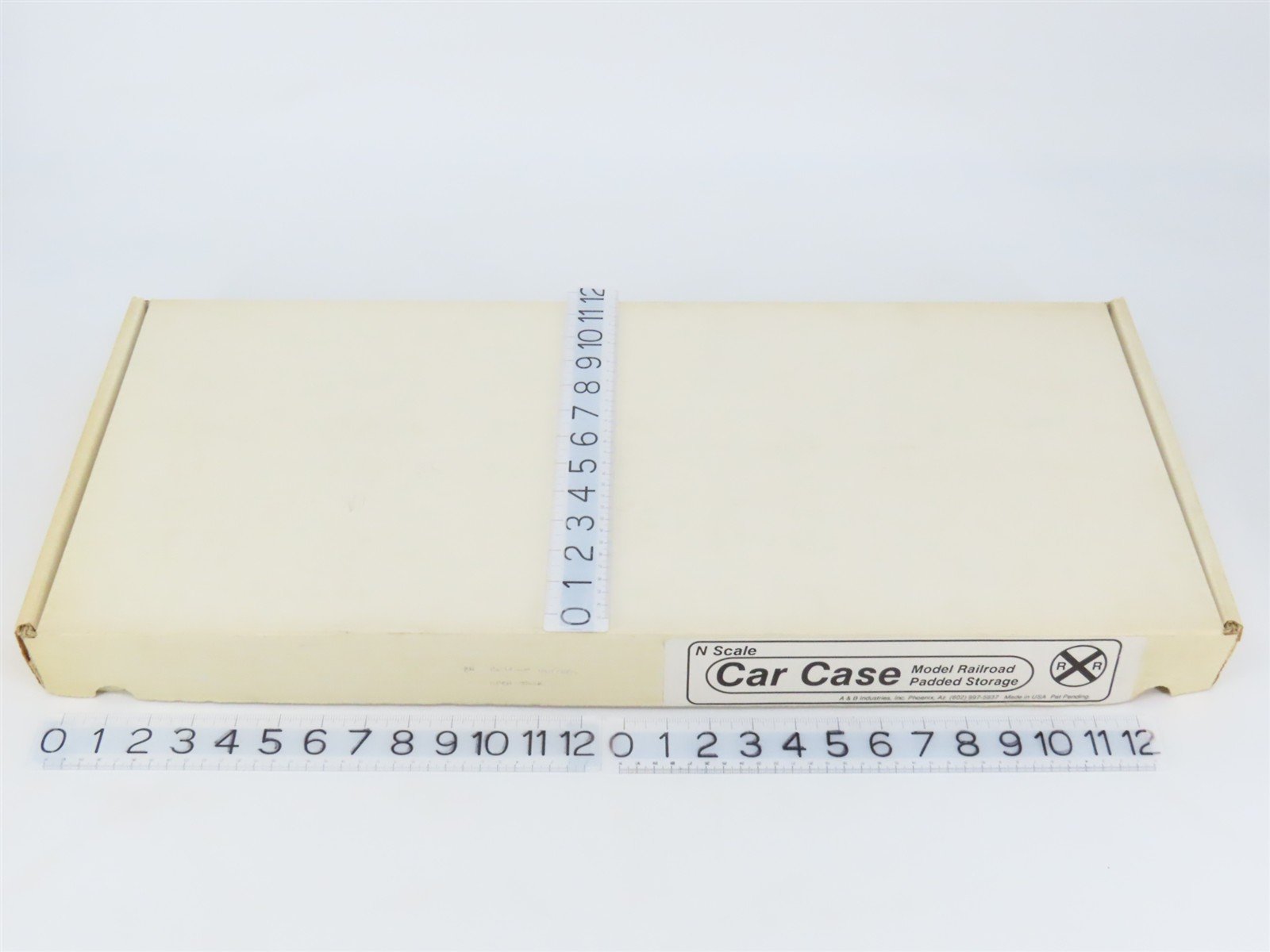 N Scale A&B Car Case Model Railroad Padded Storage Empty Box - 28
