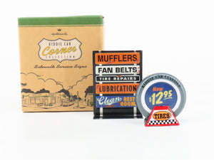 Hallmark Kiddie Car Corner Collection Sidewalk Service Signs 2-Pack