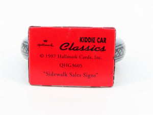 Hallmark Kiddie Car Corner Collection Sidewalk Service Signs 2-Pack