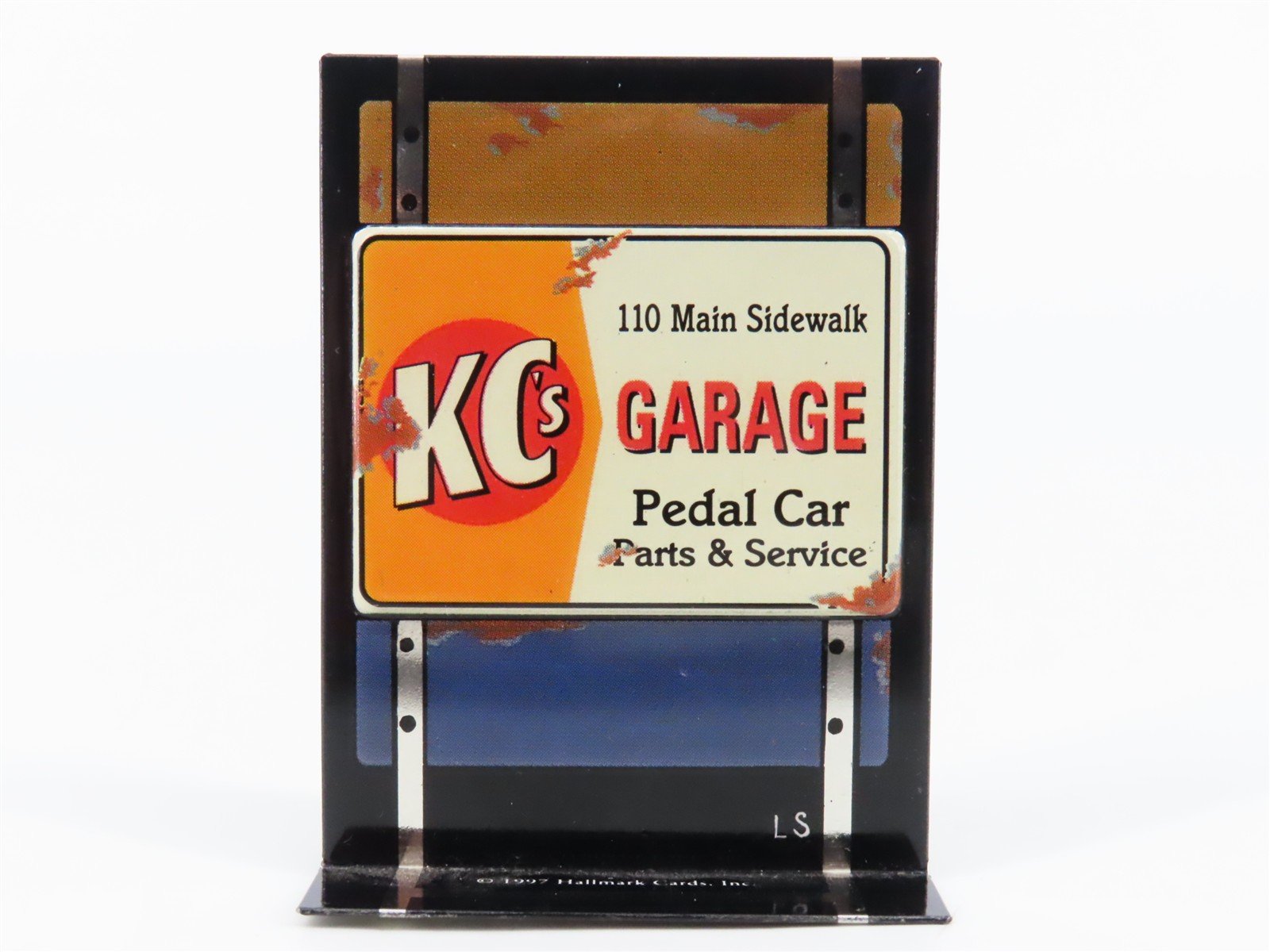 Hallmark Kiddie Car Corner Collection Sidewalk Service Signs 2-Pack