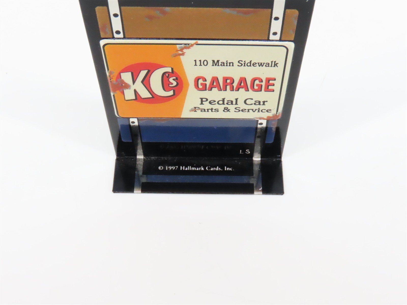 Hallmark Kiddie Car Corner Collection Sidewalk Service Signs 2-Pack