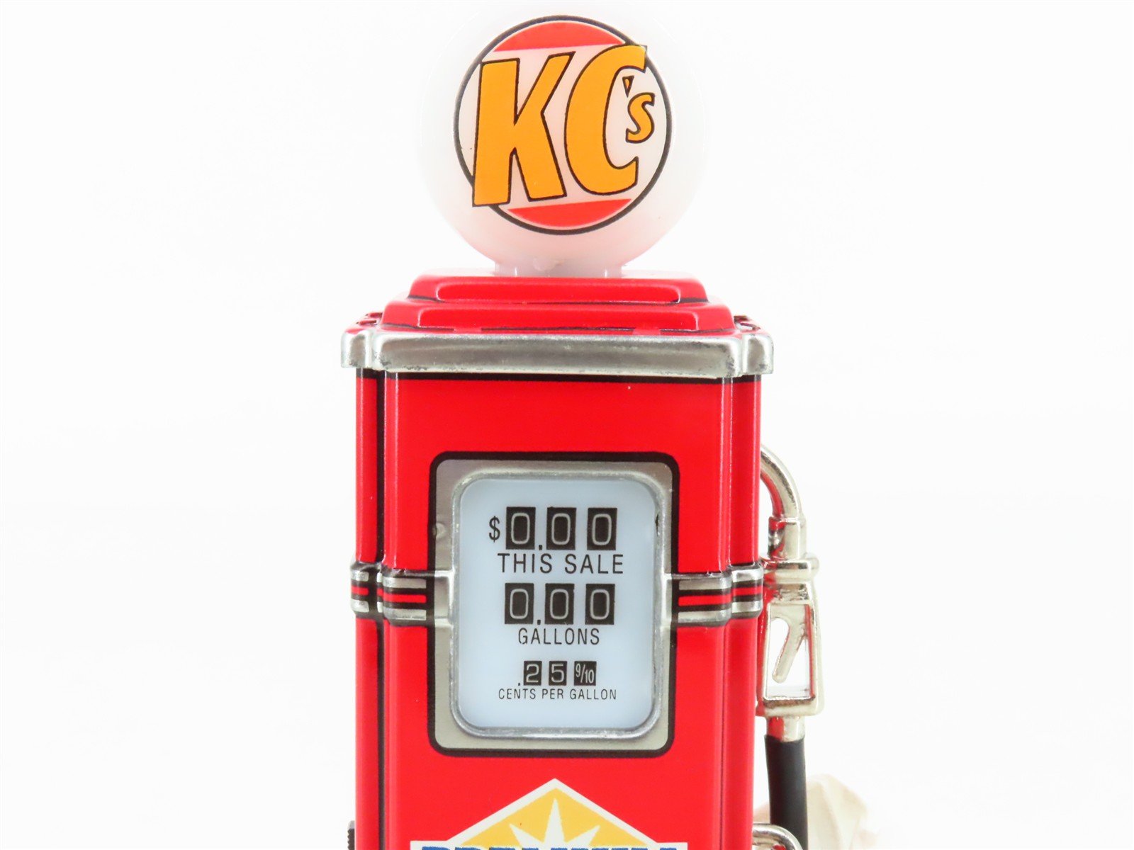 Hallmark Kiddie Car Corner Pedal Power KC's Premium Gas Pump - Lighted