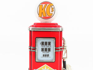 Hallmark Kiddie Car Corner Pedal Power KC's Premium Gas Pump - Lighted