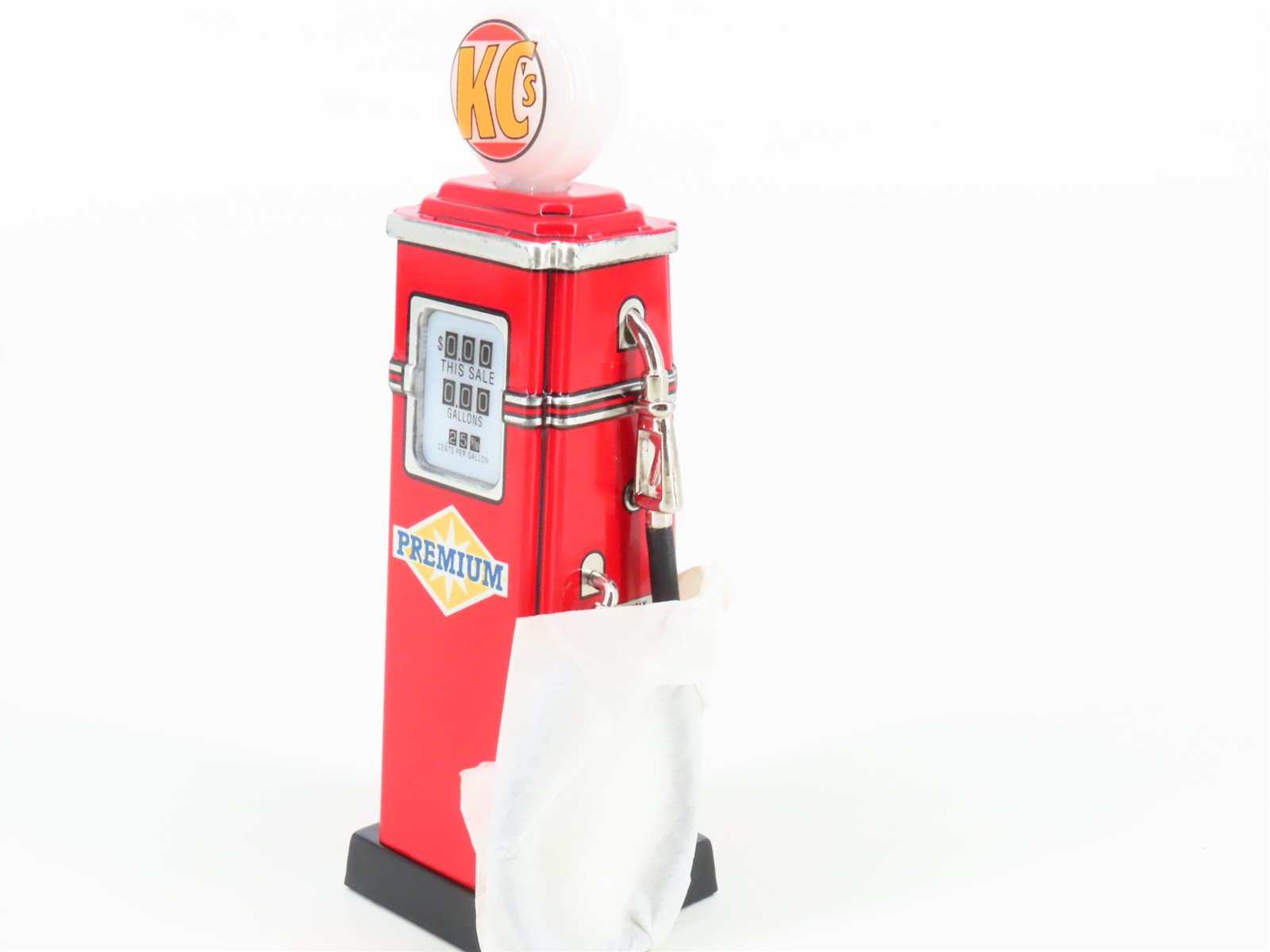 Hallmark Kiddie Car Corner Pedal Power KC's Premium Gas Pump - Lighted