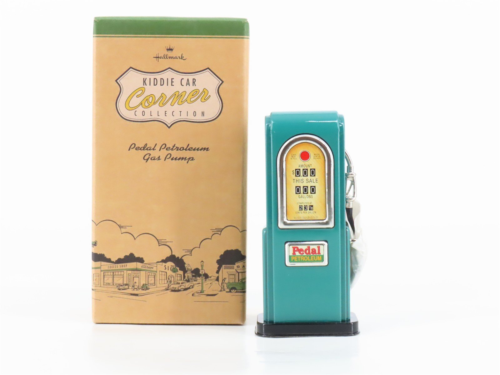 Hallmark Kiddie Car Corner Collection Pedal Petroleum Gas Pump