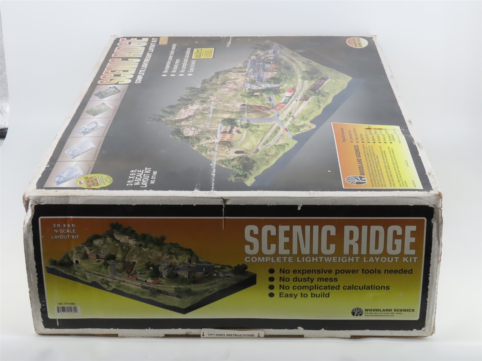 N Scale Woodland Scenics ST1482 Scenic Ridge Complete 3' x 6' Layout