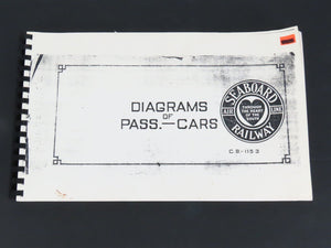 Seaboard Air Line Railway Diagrams of Passenger Cars - Spiral Bound Photocopies