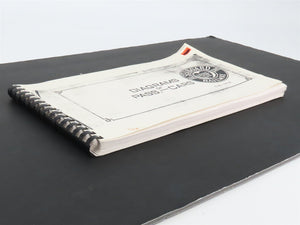 Seaboard Air Line Railway Diagrams of Passenger Cars - Spiral Bound Photocopies