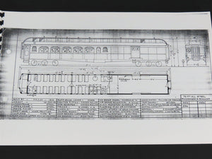 Seaboard Air Line Railway Diagrams of Passenger Cars - Spiral Bound Photocopies