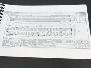 Seaboard Air Line Railway Diagrams of Passenger Cars - Spiral Bound Photocopies