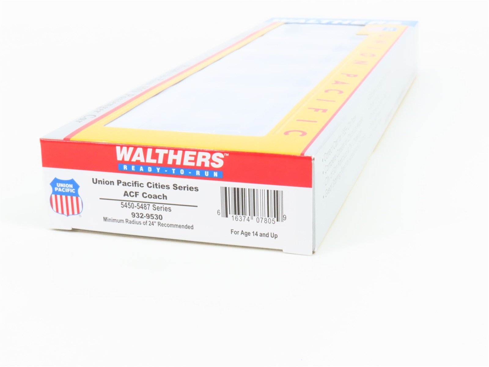 HO Scale Walthers 932-9530 UP Union Pacific Railroad Coach Passenger Car