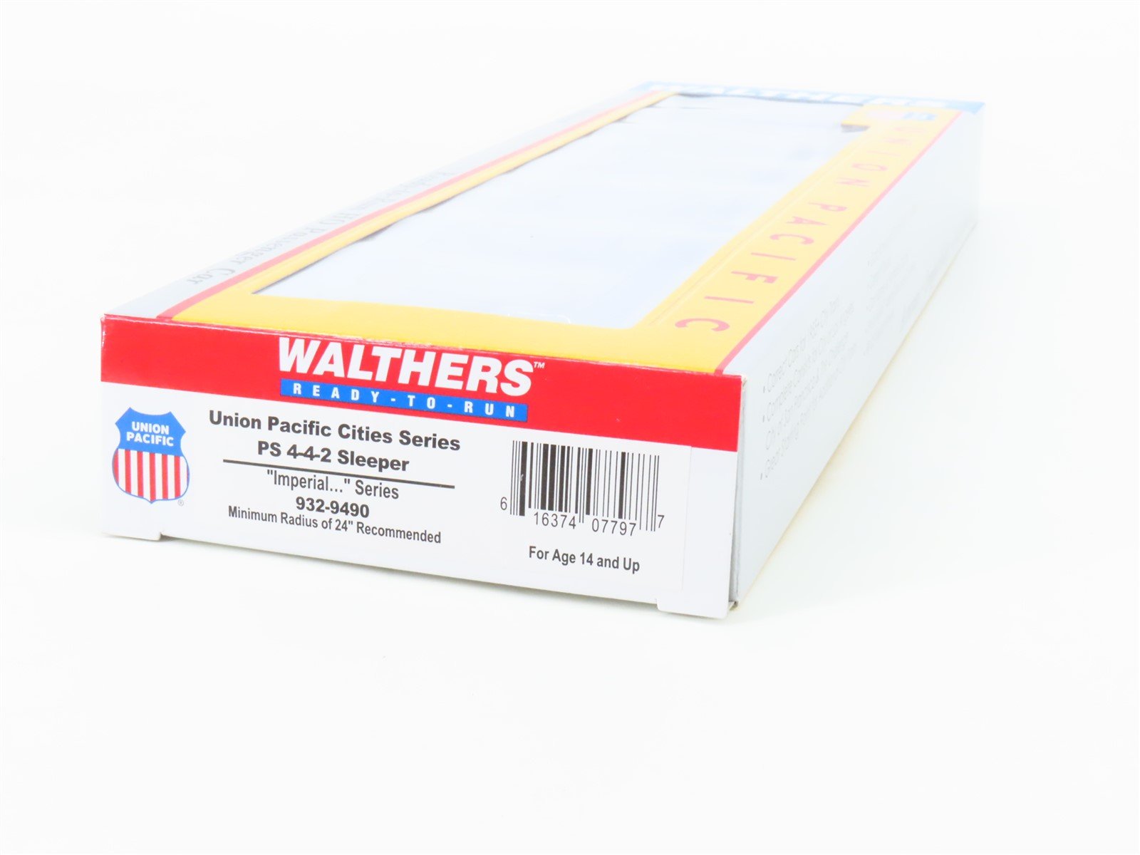 HO Scale Walthers 932-9490 UP Union Pacific Pullman Sleeper Passenger Car