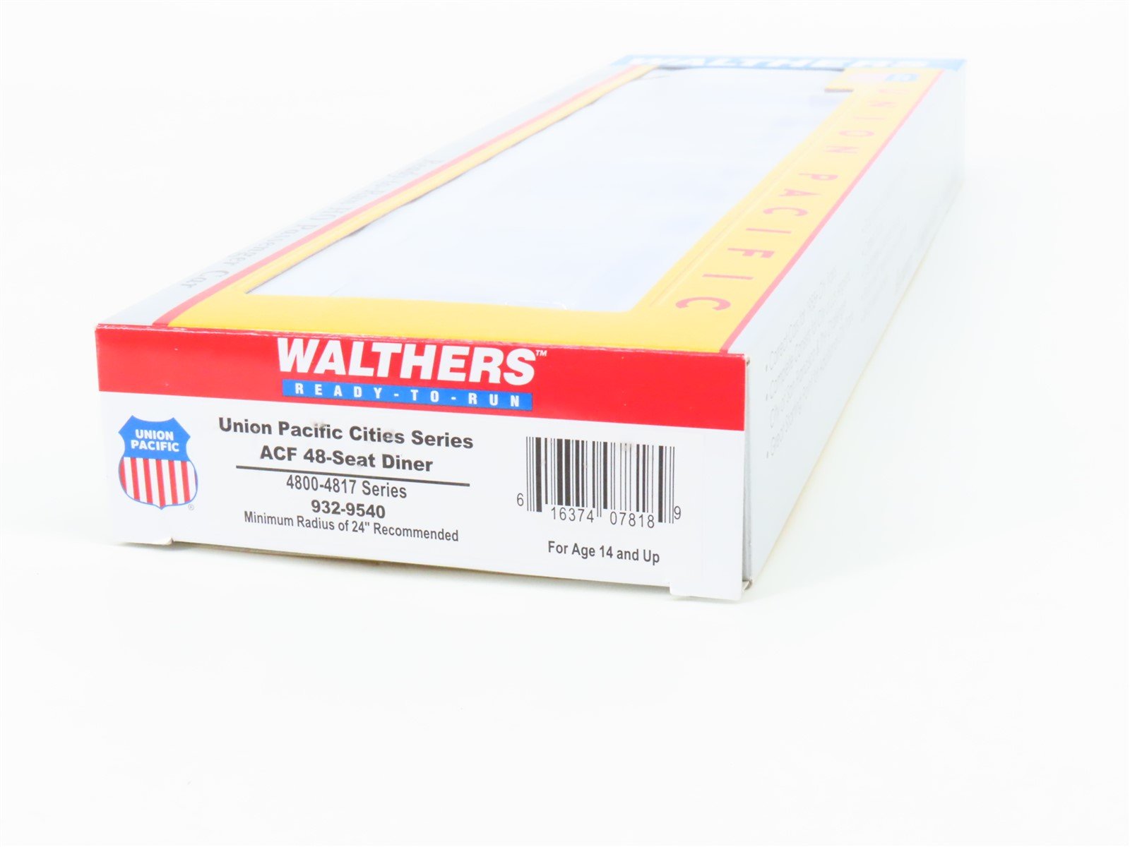 HO Scale Walthers 932-9540 UP Union Pacific Railroad Diner Passenger Car