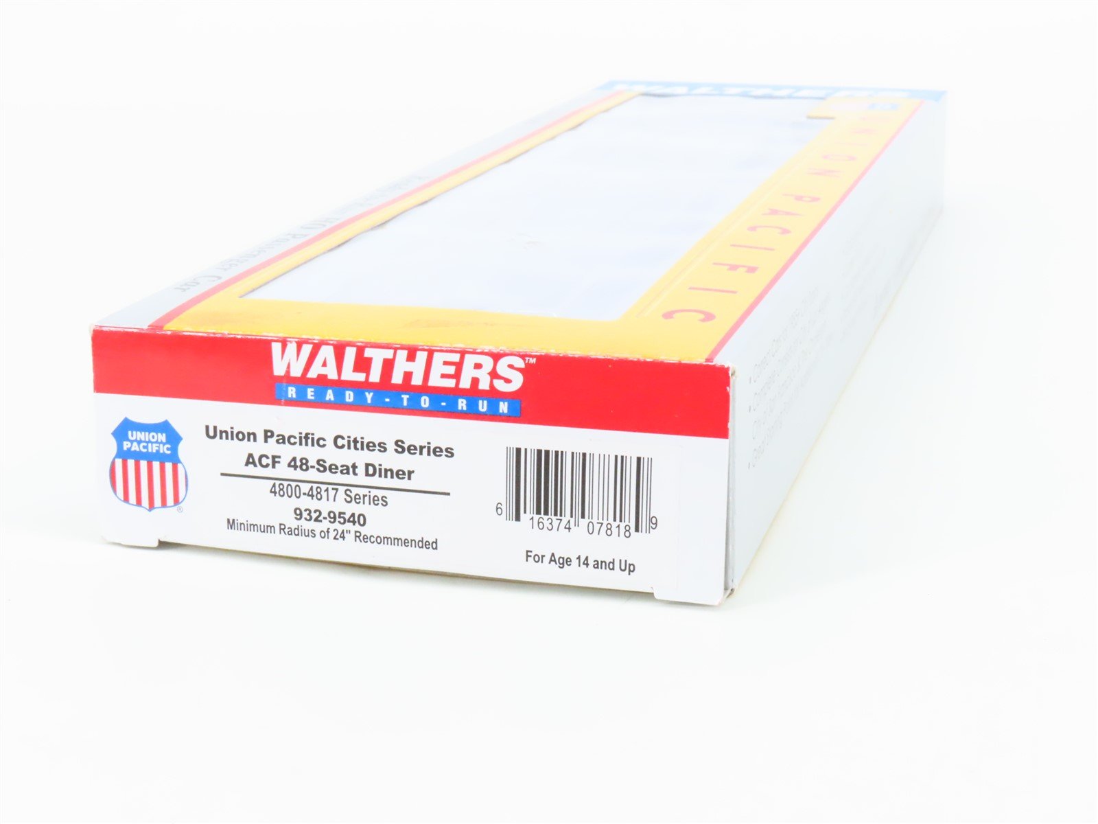 HO Scale Walthers 932-9540 UP Union Pacific Railroad Diner Passenger Car