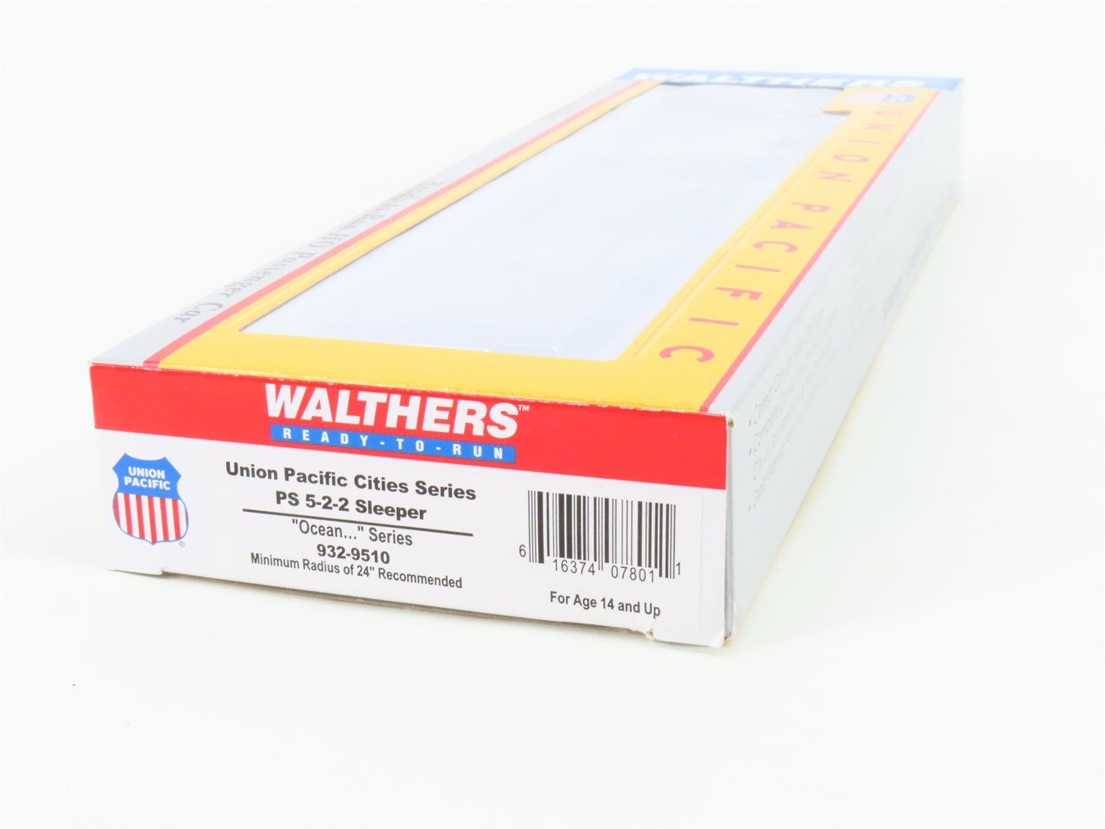 HO Scale Walthers 932-9510 UP Union Pacific Pullman Sleeper Passenger Car
