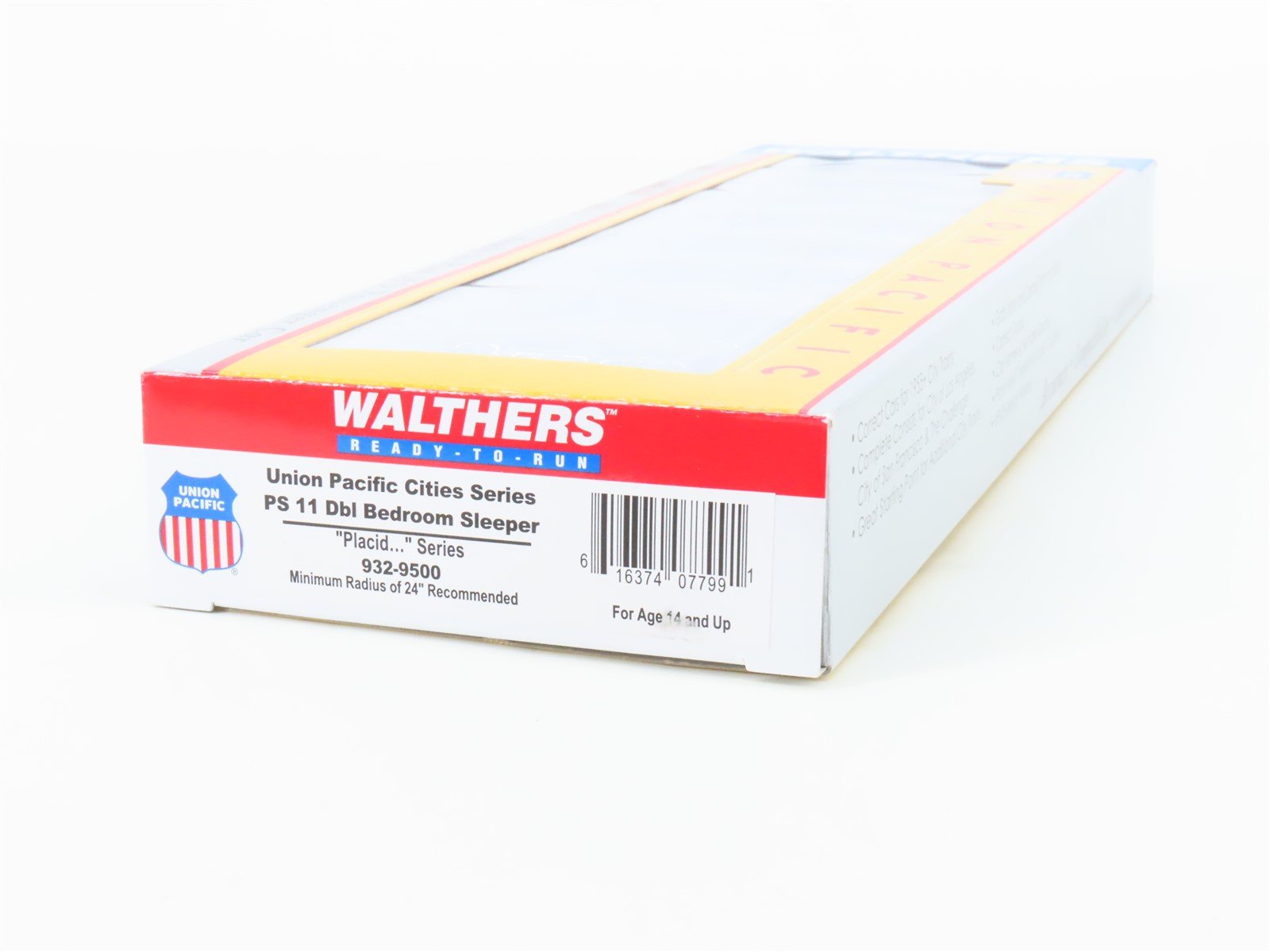 HO Scale Walthers 932-9500 UP Union Pacific Double Bedroom Sleeper Passenger
