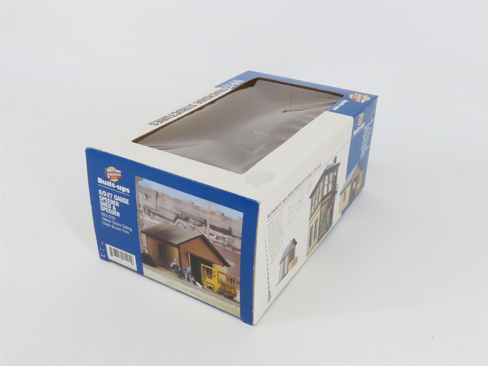 O/O27 Scale Walthers Cornerstone Built-ups 933-2701 Speeder Shed & Speeder