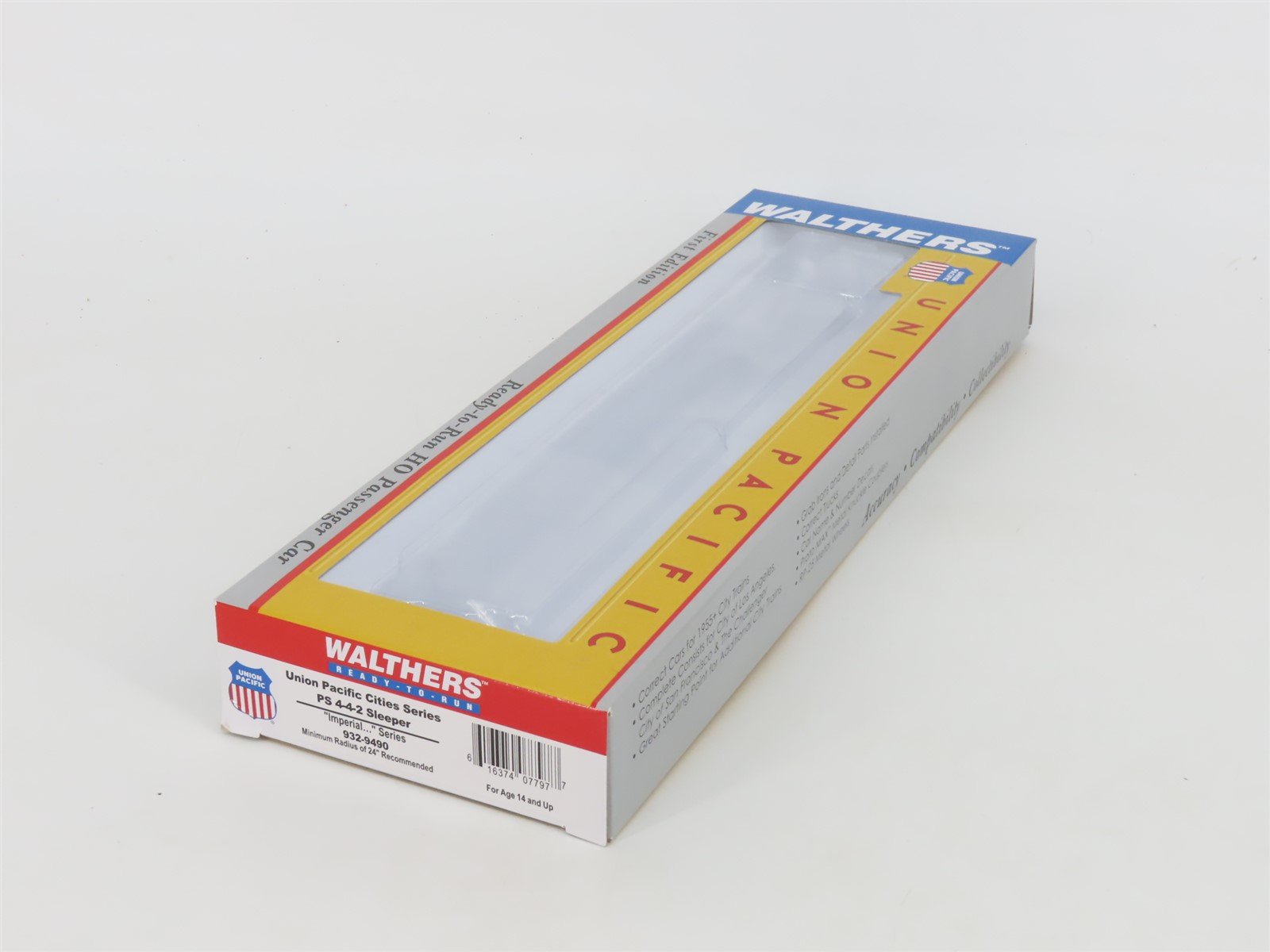 HO Scale Walthers 932-9490 UP Union Pacific Cities PS 4-4-2 Sleeper Passenger