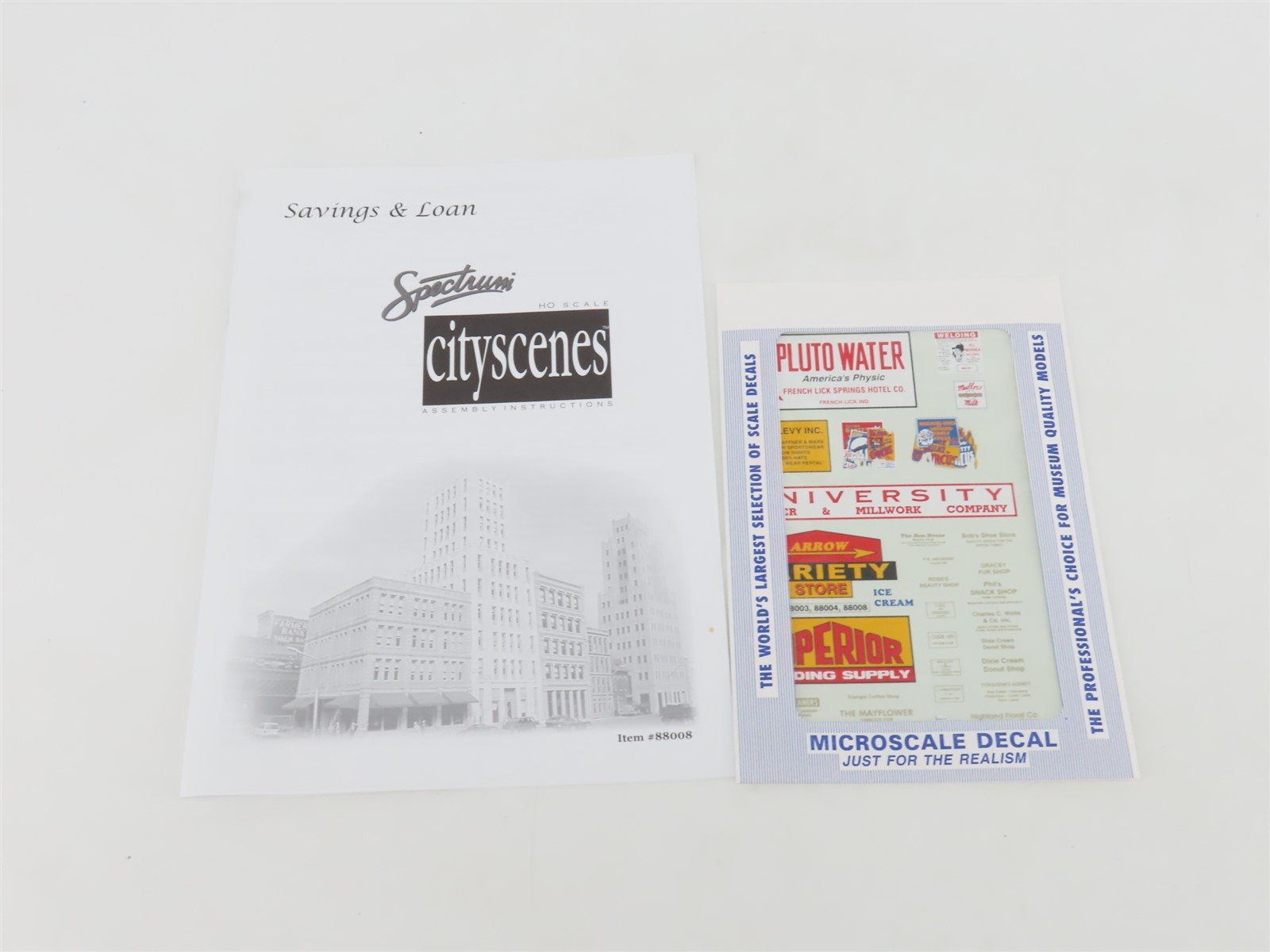 HO 1/87 Bachmann Spectrum Cityscenes Kit #88008 Savings & Loan Building