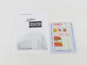 HO 1/87 Bachmann Spectrum Cityscenes Kit #88008 Savings & Loan Building