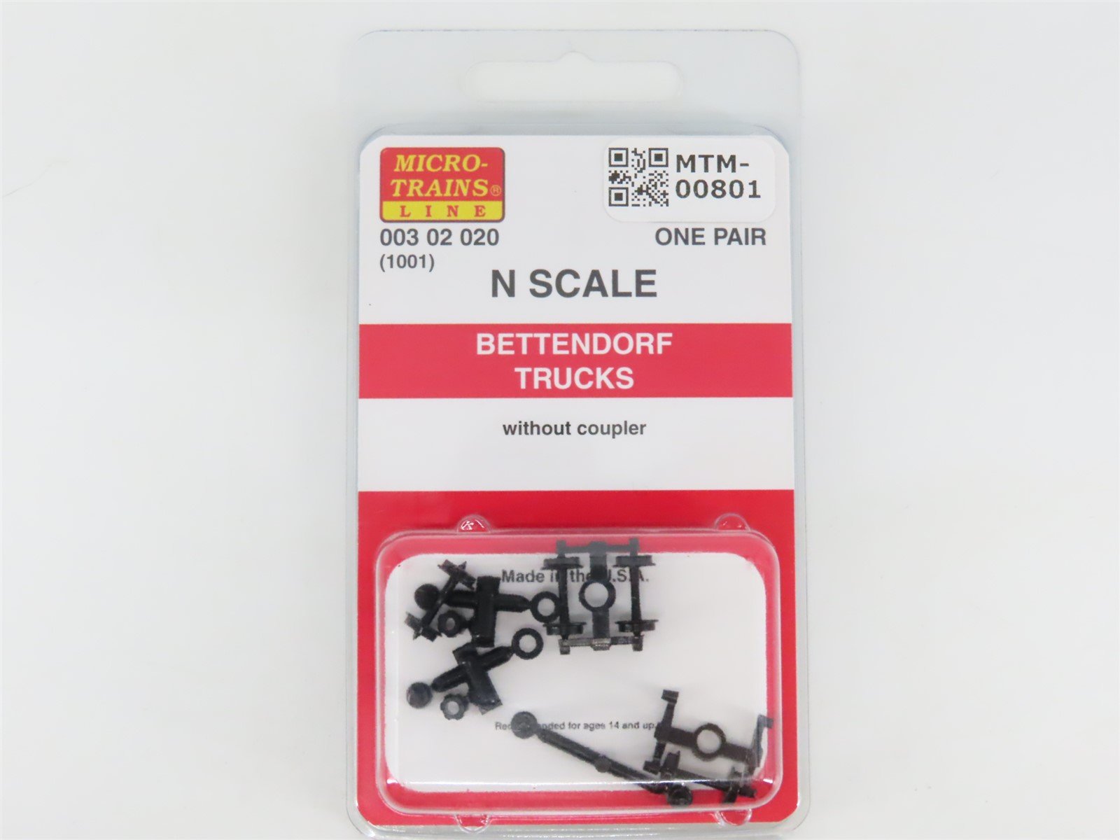 N Scale Micro-Trains MTL 00302020 (1001) Bettendorf Trucks - 1 Pair