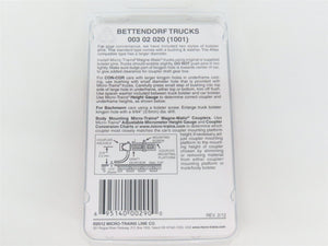 N Scale Micro-Trains MTL 00302020 (1001) Bettendorf Trucks - 1 Pair