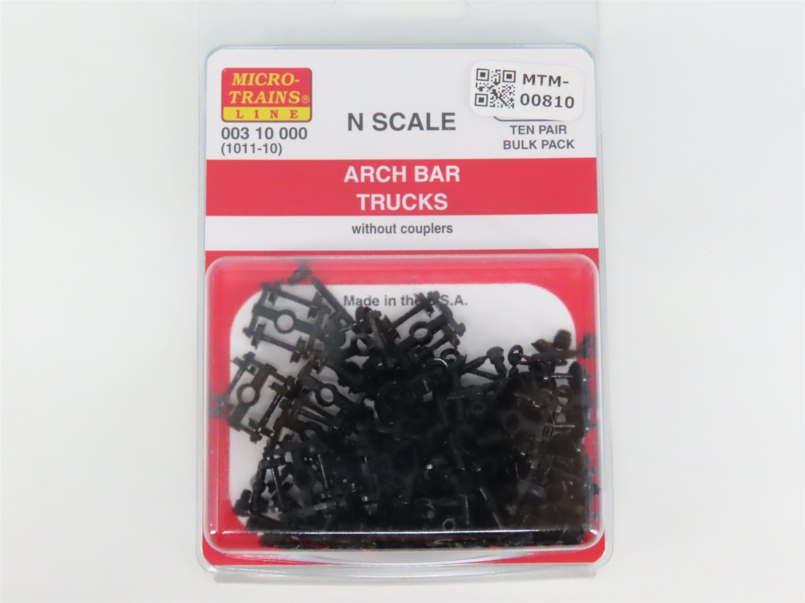N Scale Micro-Trains MTL 00310000 (1011-10) Arch Bar Trucks - 10 Pair