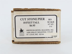 HO 1/87 Scale American Model Builders Kit 210 Cut Stone Pier