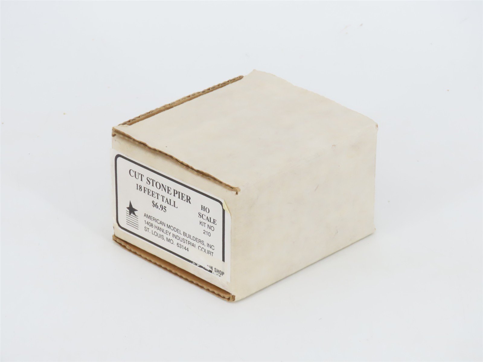 HO 1/87 Scale American Model Builders Kit 210 Cut Stone Pier