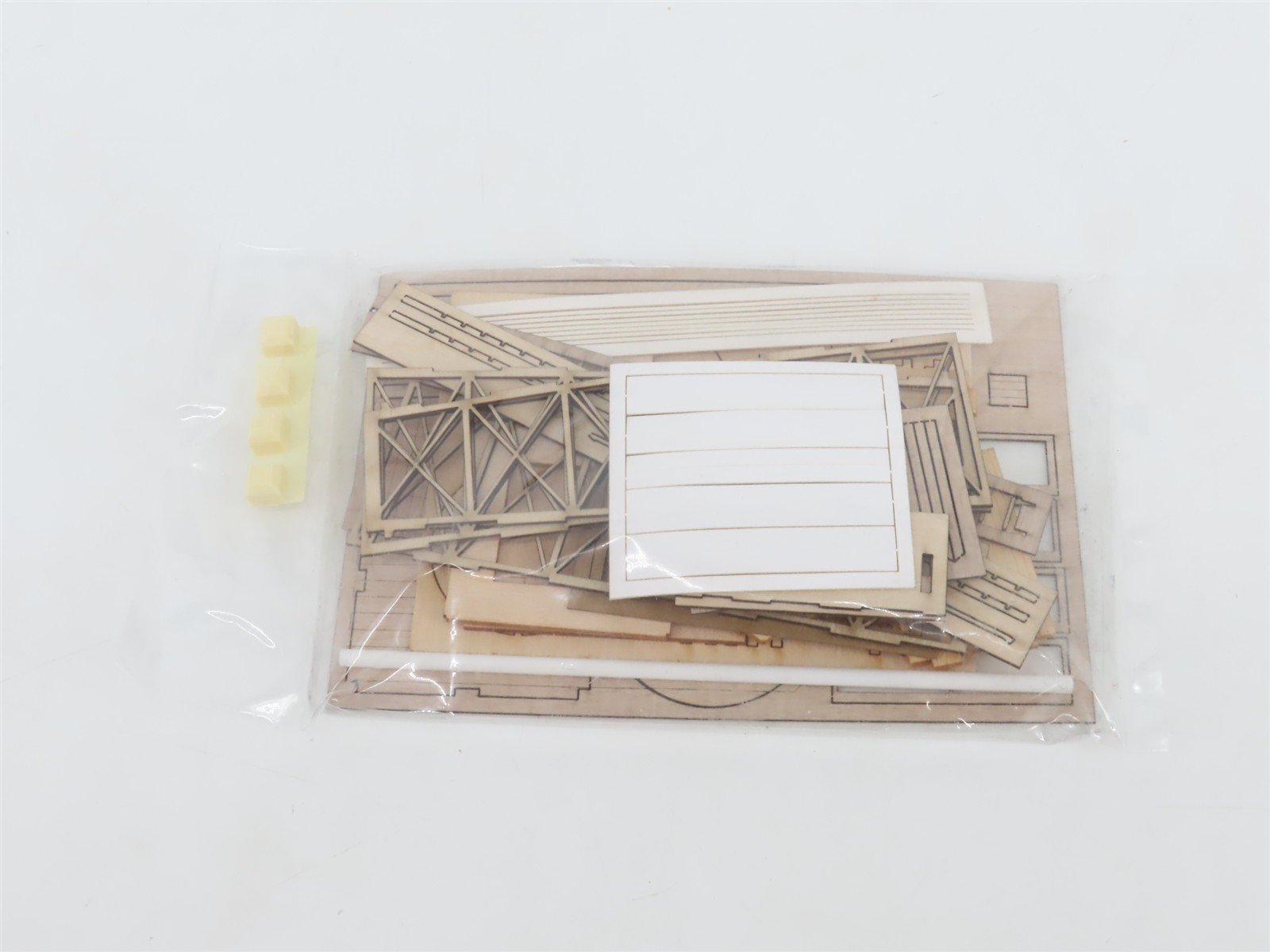 HO 1/87 Scale American Model Builders LaserKit 720 Wood Water Supply Tank