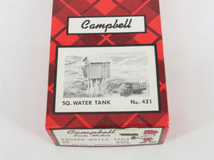 HO 1/87 Scale Campbell Scale Models Kit 421 Square Water Tank
