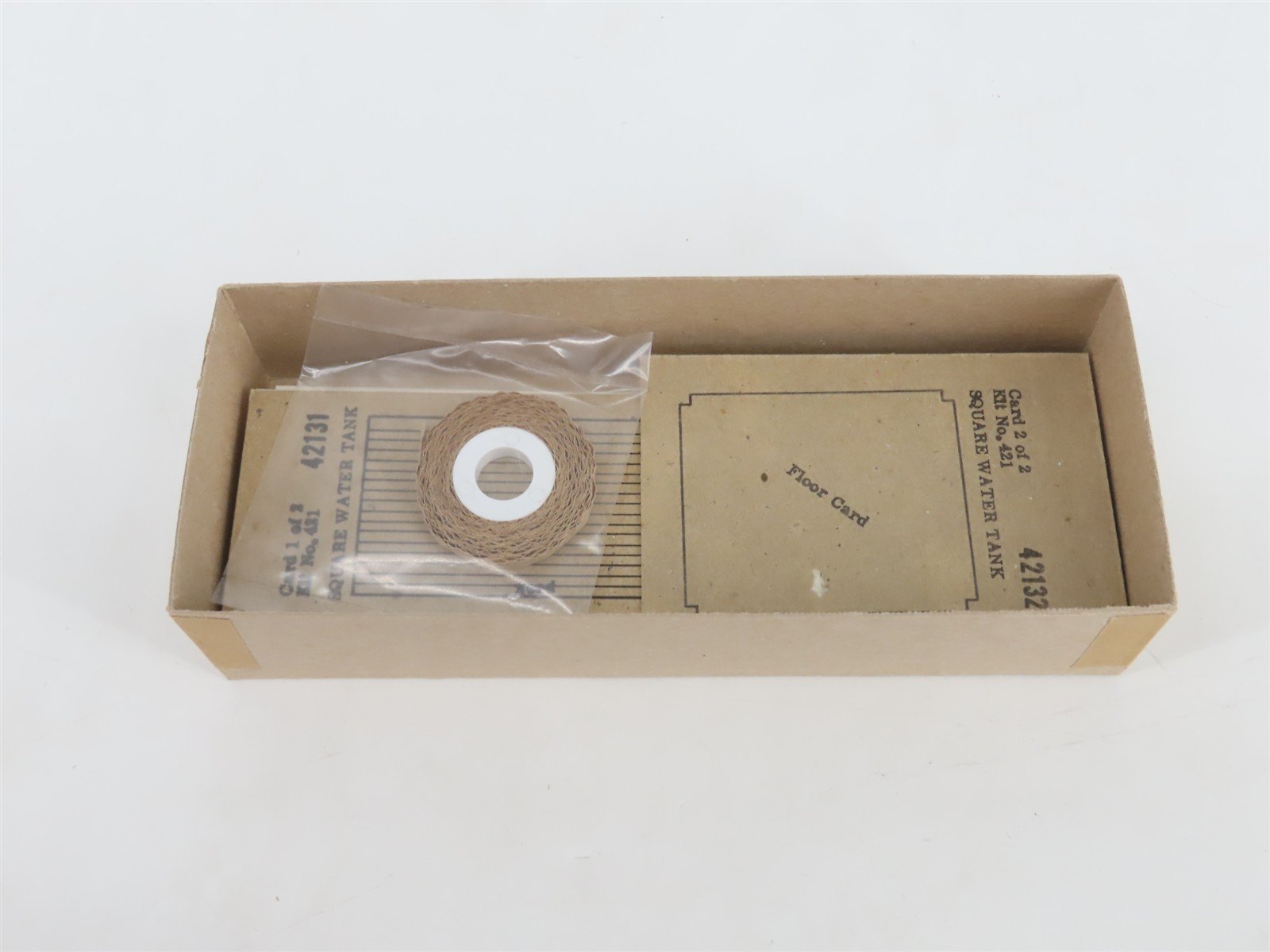 HO 1/87 Scale Campbell Scale Models Kit 421 Square Water Tank