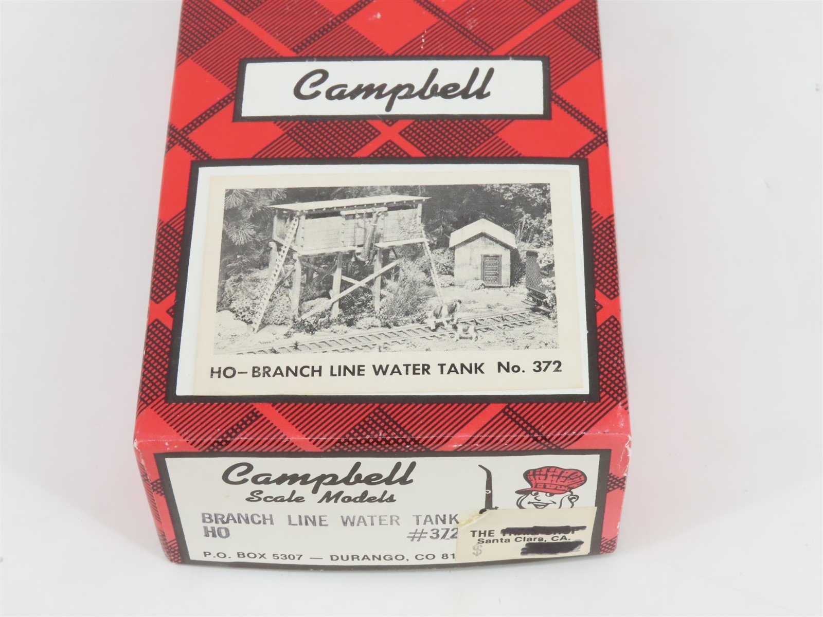 HO 1/87 Scale Campbell Scale Models Kit 372 Branch Line Water Tank