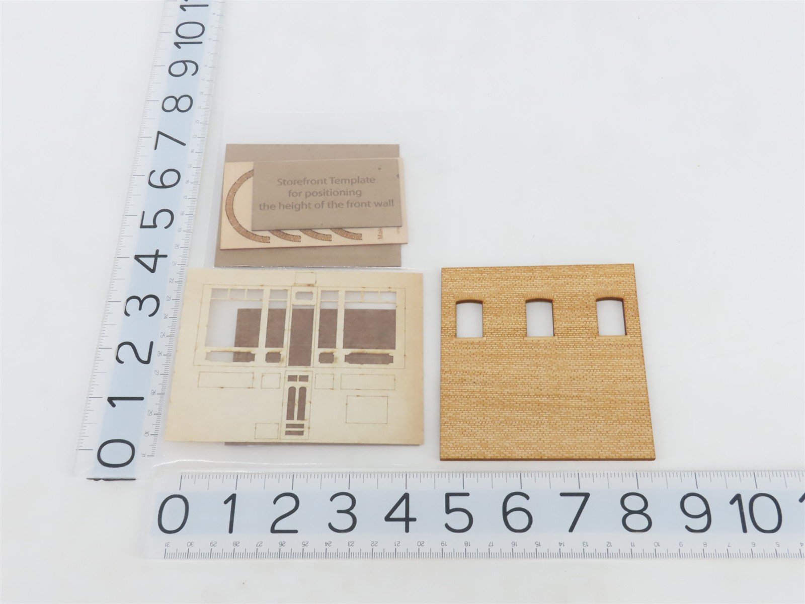 HO Monster Model Works Starter Structures Kit HOSS-02 Two Story Storefront
