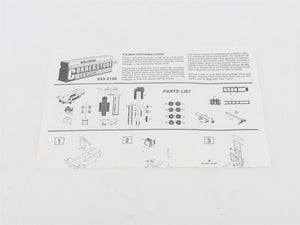 HO 1/87 Scale Walthers Cornerstone Kit 933-3109 Kalmar Container Crane