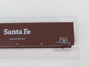 HO Scale E&C Shops Kit 0102 ATSF Santa Fe 62' Woodchip Smooth Side Hopper 165716