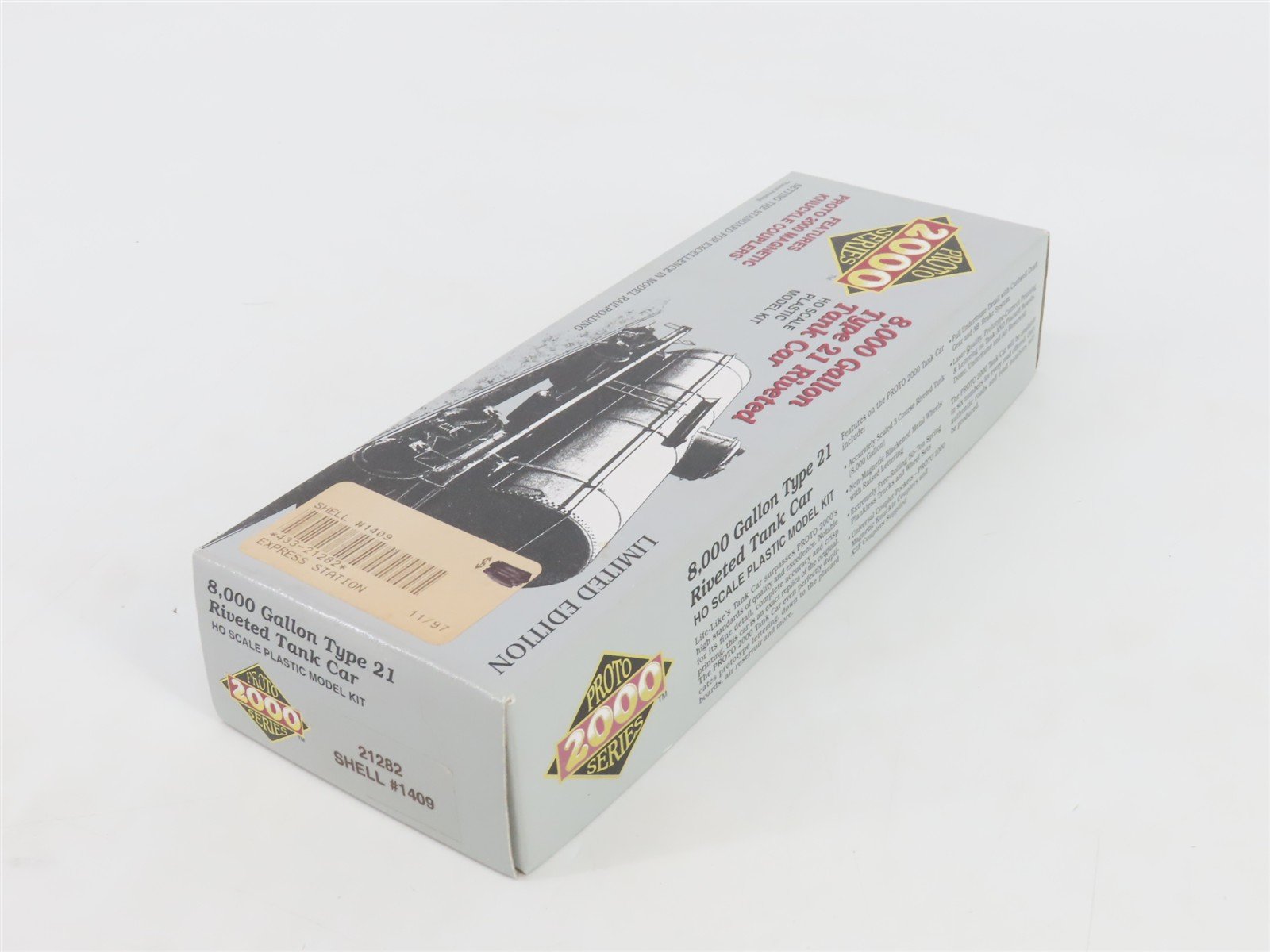 HO Scale Life Like Proto 2000 Kit 21282 SCCX Shell Single Dome Tank Car #1409